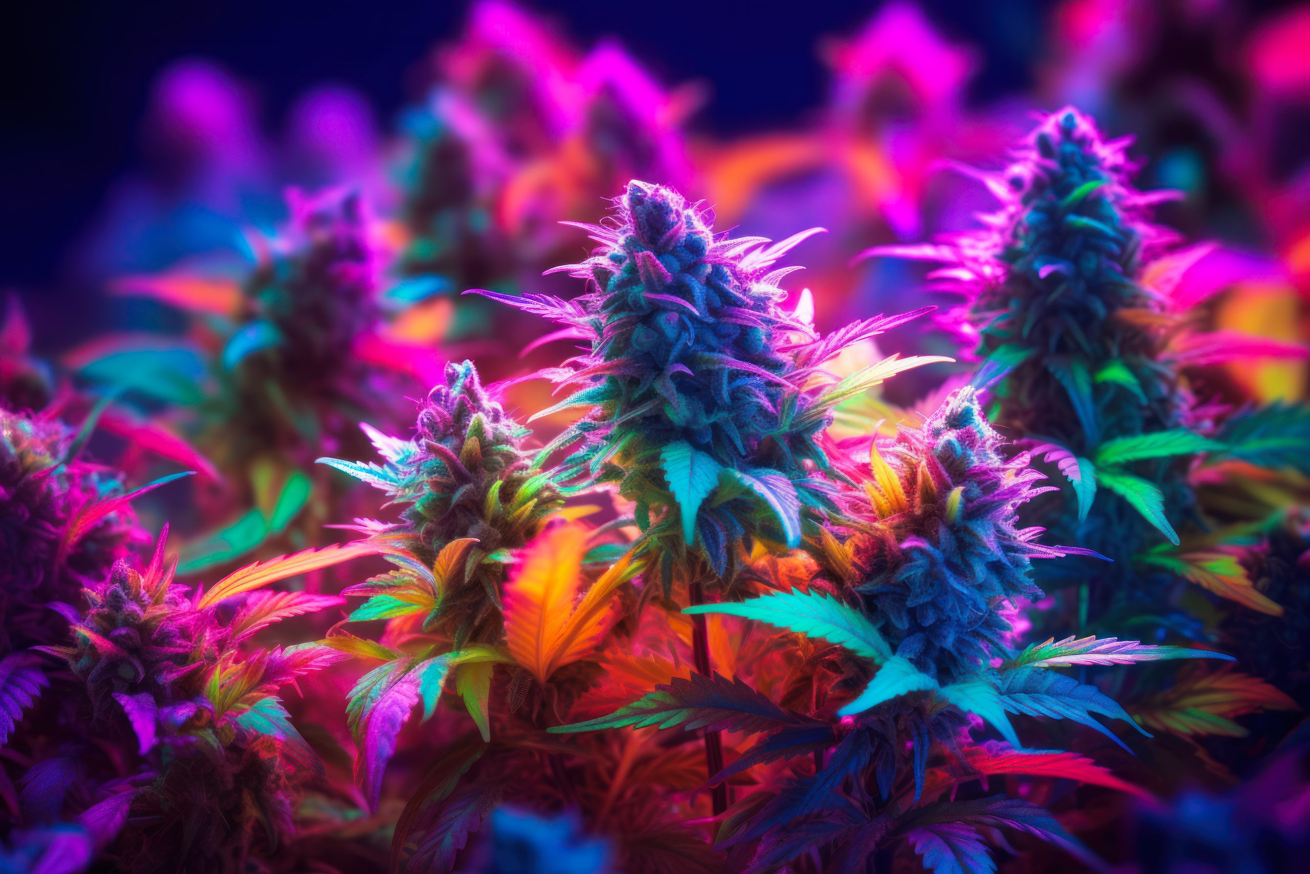 O arco-íris da cannabis – Conheça as variações coloridas da planta!